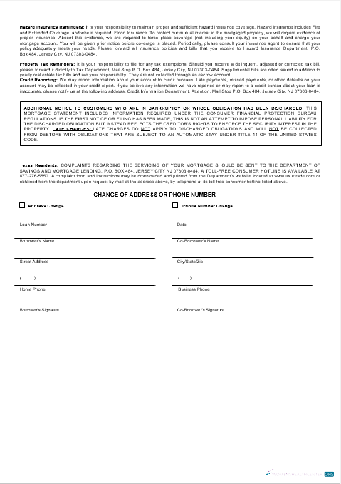 Download USA Etrade bank mortgage statement in Word and PDF formats 3 Photoshop template